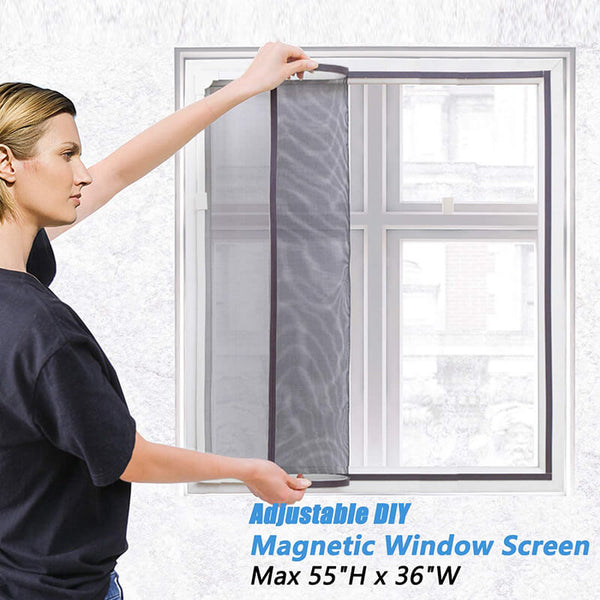 Adjustiable Magnetic Window Screen
